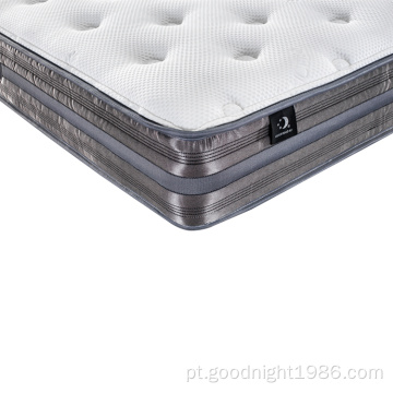 Fabricantes de cama e colchão naturais orgânicos não tóxicos personalizados e colchões OEM Pocket Spring 5 estrelas colchão